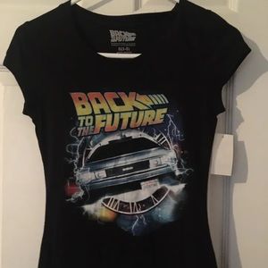 New! Back To The Future Junior’s Short Sleeve T-SHIRT